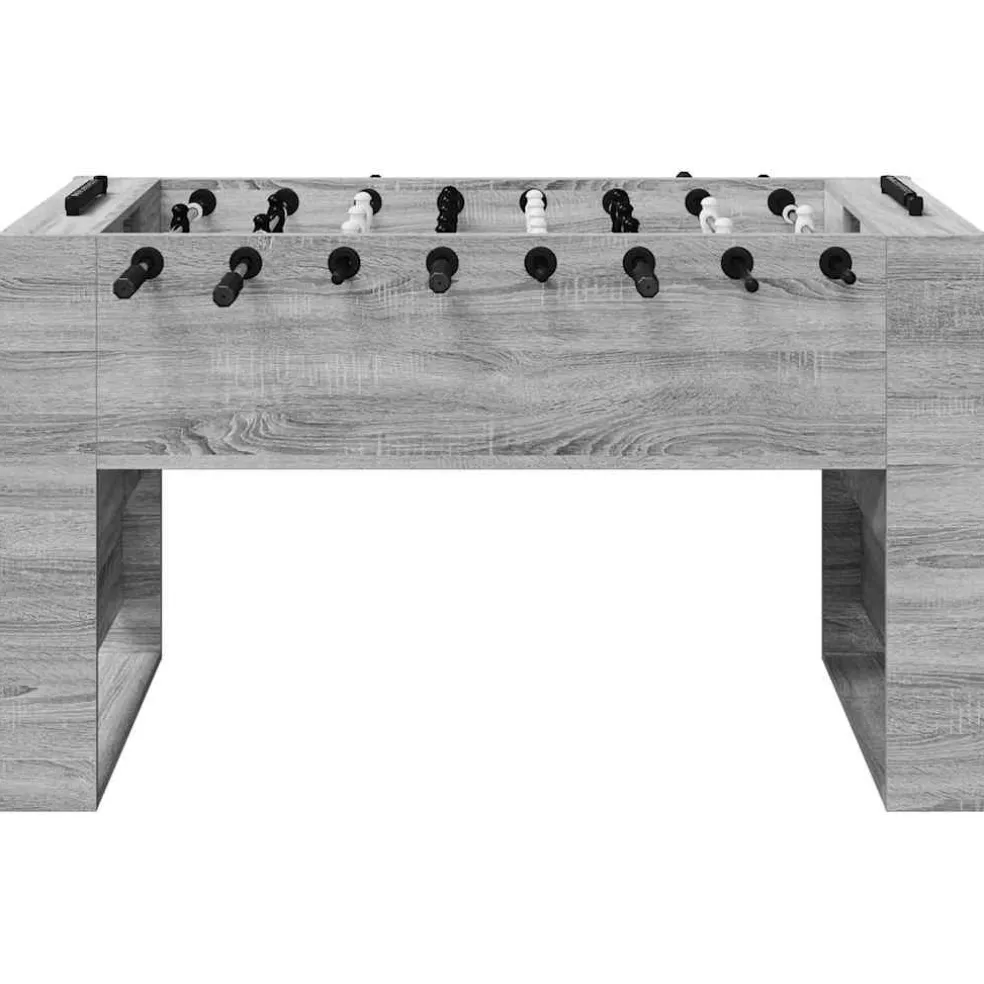 vidaXL Honkbaltafel Grijze Sonoma 146,5 x 74 x 85 cm Bewerkt hout