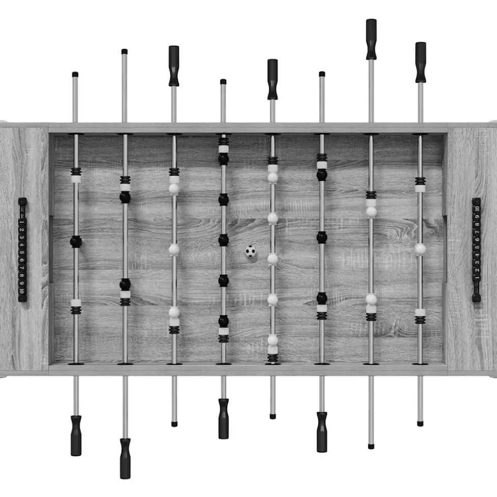 vidaXL Honkbaltafel Grijze Sonoma 146,5 x 74 x 85 cm Bewerkt hout
