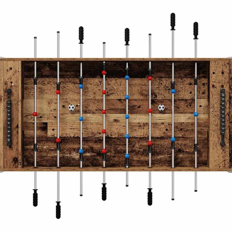 vidaXL Honkbaltafel Oudhout 125 x 60,5 x 80 cm Bewerkt hout