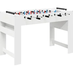 vidaXL Honkbaltafel Wit 125 x 60,5 x 80 cm Bewerkt hout