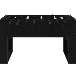 vidaXL Honkbaltafel Zwarte Eik 146,5 x 74 x 85 cm Bewerkt hout
