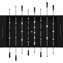 vidaXL Honkbaltafel Zwarte Eik 146,5 x 74 x 85 cm Bewerkt hout