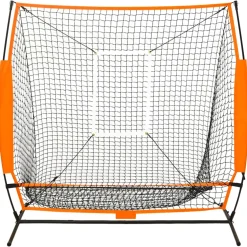 vidaXL Honkbaltrainingsnet 174x76x158,5 cm zwart