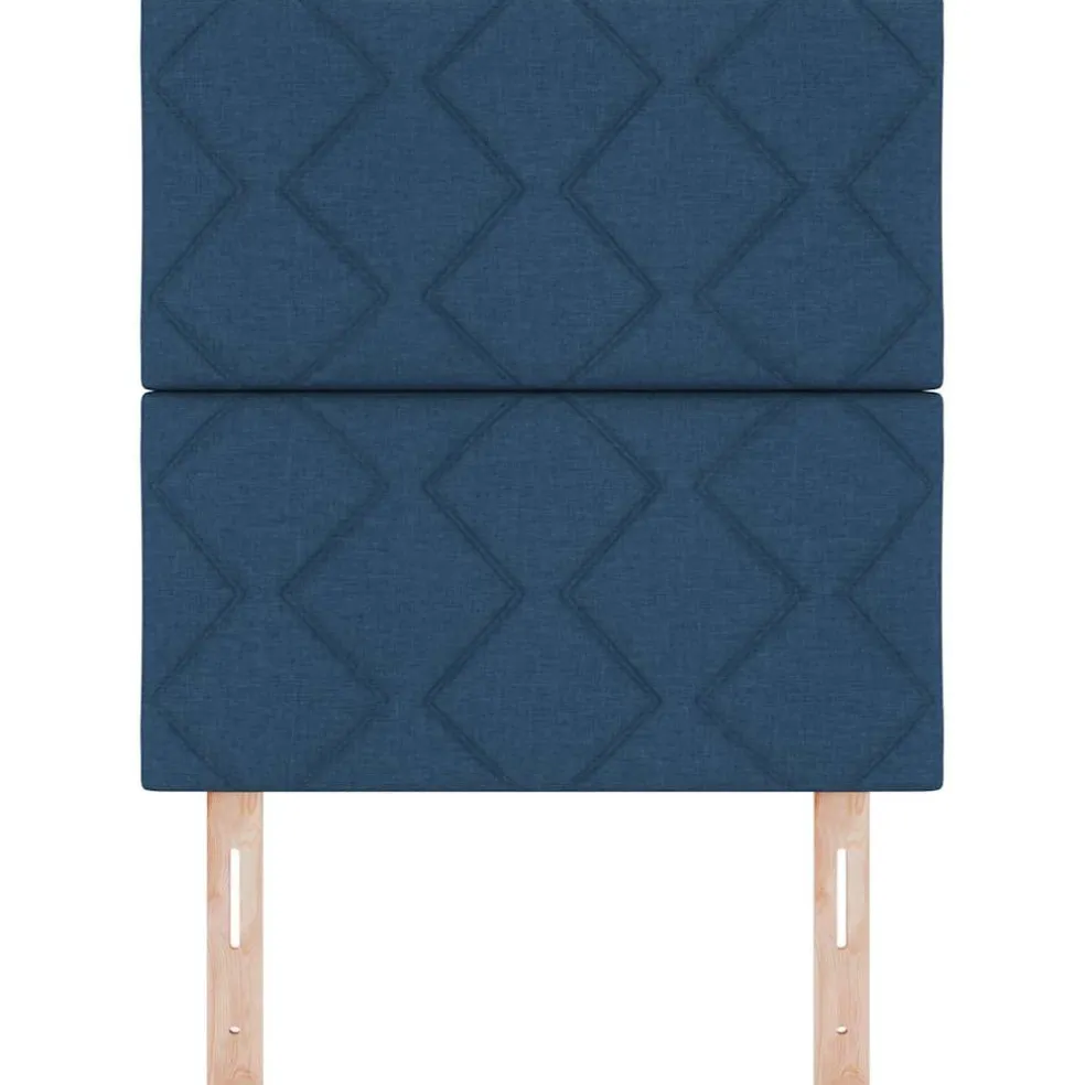 vidaXL Hoofdbord Blauw 80 cm Stof