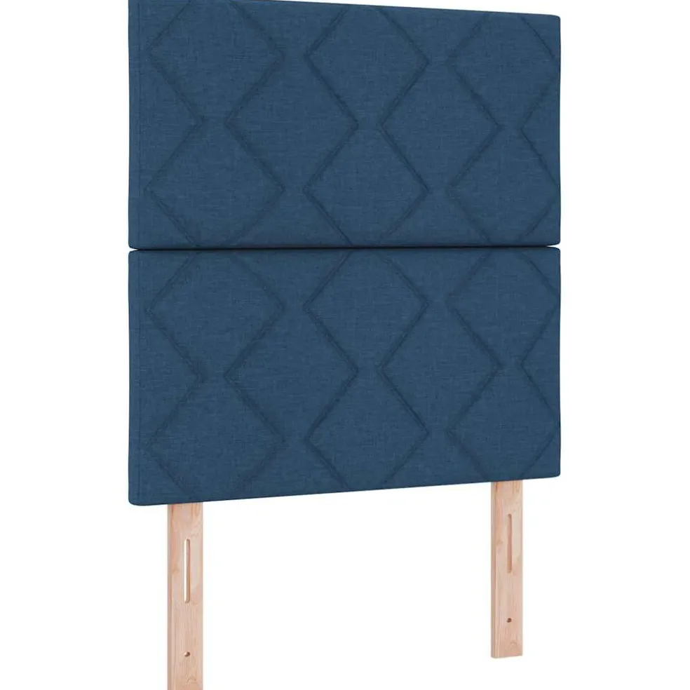 vidaXL Hoofdbord Blauw 80 cm Stof