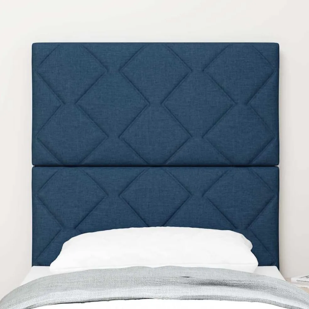 vidaXL Hoofdbord Blauw 80 cm Stof
