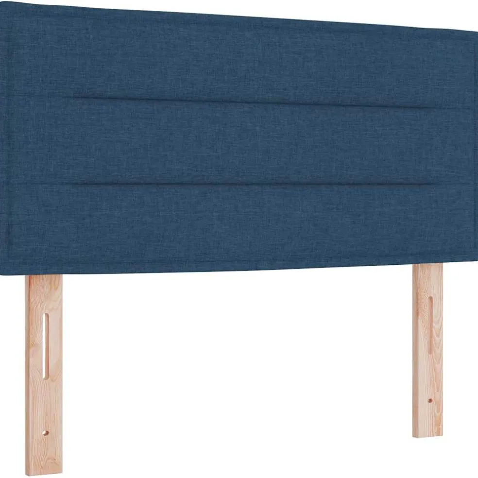 vidaXL Hoofdbord Blauw Stof