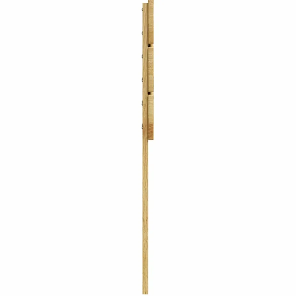 vidaXL Hoofdbord 75 cm massief hout eiken