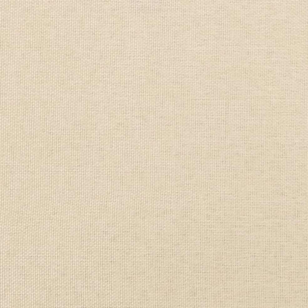 vidaXL Hoofdbord crème 80x5x118/128 cm stof