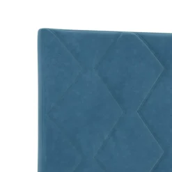 vidaXL Hoofdbord Donkerblauw 80 cm Fluweel
