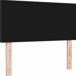 vidaXL Hoofdbord Donkergrijs 80 cm Katoen Stof