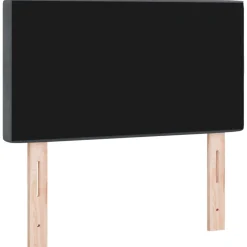 vidaXL Hoofdbord Donkergrijs 80 cm Fluweel