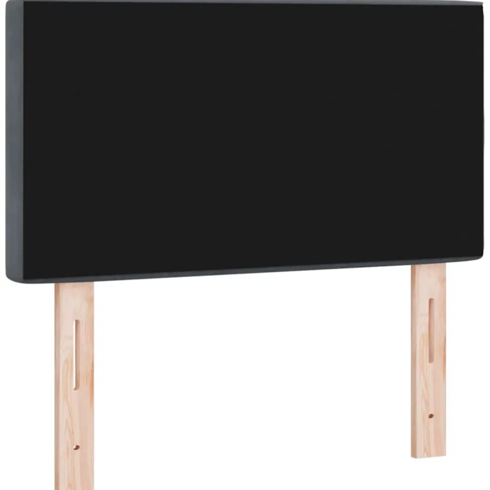 vidaXL Hoofdbord Donkergrijs 80 cm Fluweel