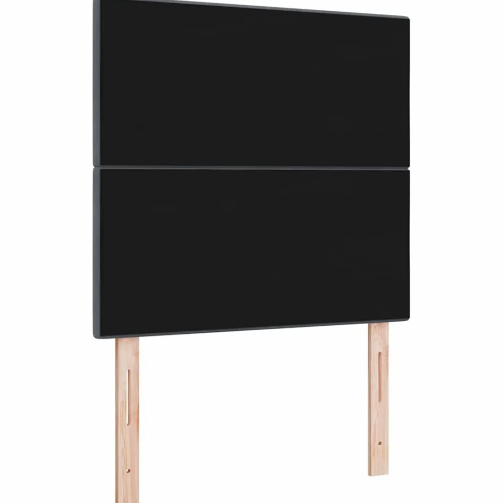 vidaXL Hoofdbord Donkergrijs 80 cm Fluweel