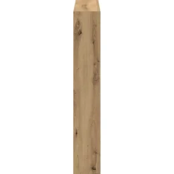 vidaXL Hoofdbordkast met LED 100x17x102 cm artisan eikenkleurig