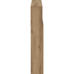 vidaXL Hoofdbordkast 120x19x103,5 cm bewerkt hout artisanaal eiken