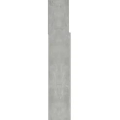 vidaXL Hoofdbordkast 100x19x103,5 cm betongrijs