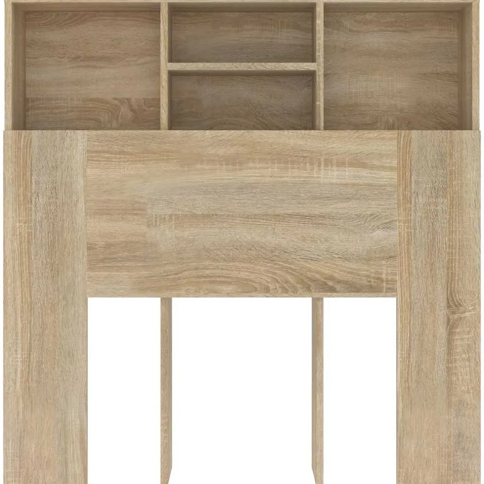 vidaXL Hoofdbordkast 100x19x103,5 cm sonoma eikenkleurig