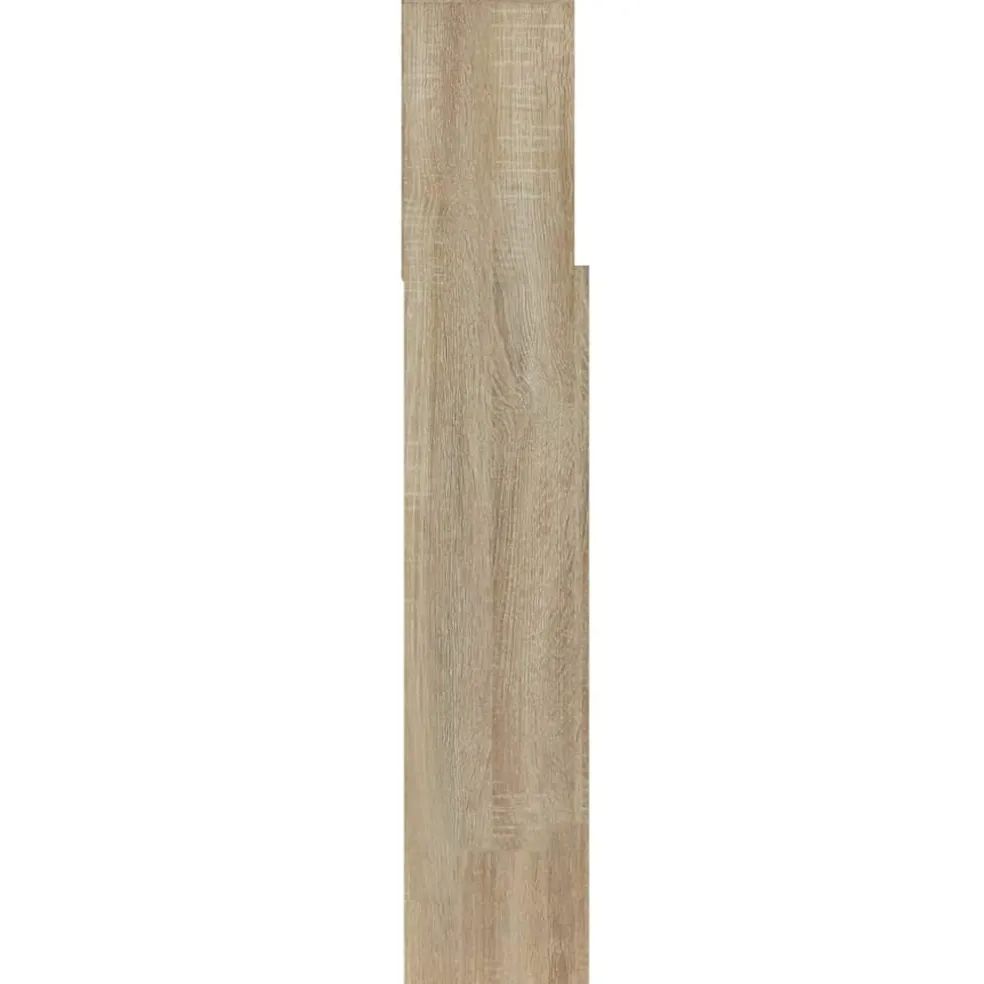 vidaXL Hoofdbordkast 100x19x103,5 cm sonoma eikenkleurig