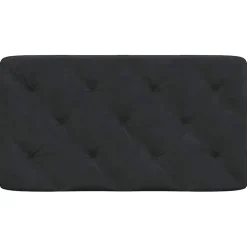 vidaXL Hoofdbordkussen 80 cm fluweel zwart
