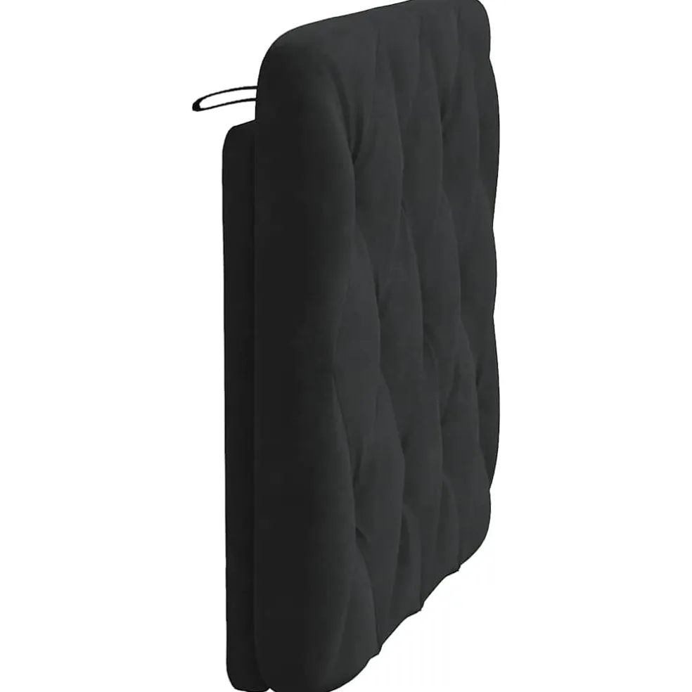 vidaXL Hoofdbordkussen 80 cm fluweel zwart