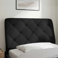 vidaXL Hoofdbordkussen 80 cm fluweel zwart