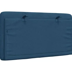 vidaXL Hoofdbordkussen 80 cm stof blauw