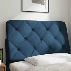 vidaXL Hoofdbordkussen 80 cm stof blauw