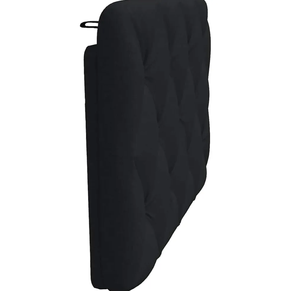 vidaXL Hoofdbordkussen 80 cm stof zwart