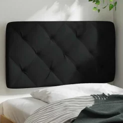 vidaXL Hoofdbordkussen 80 cm stof zwart