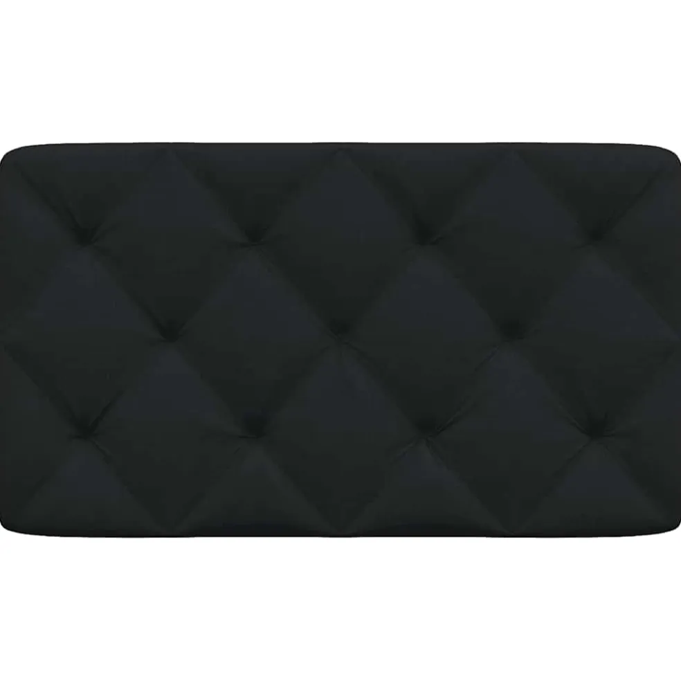 vidaXL Hoofdbordkussen 80 cm stof zwart