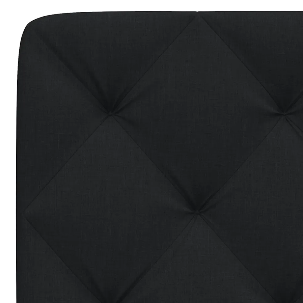 vidaXL Hoofdbordkussen 80 cm stof zwart
