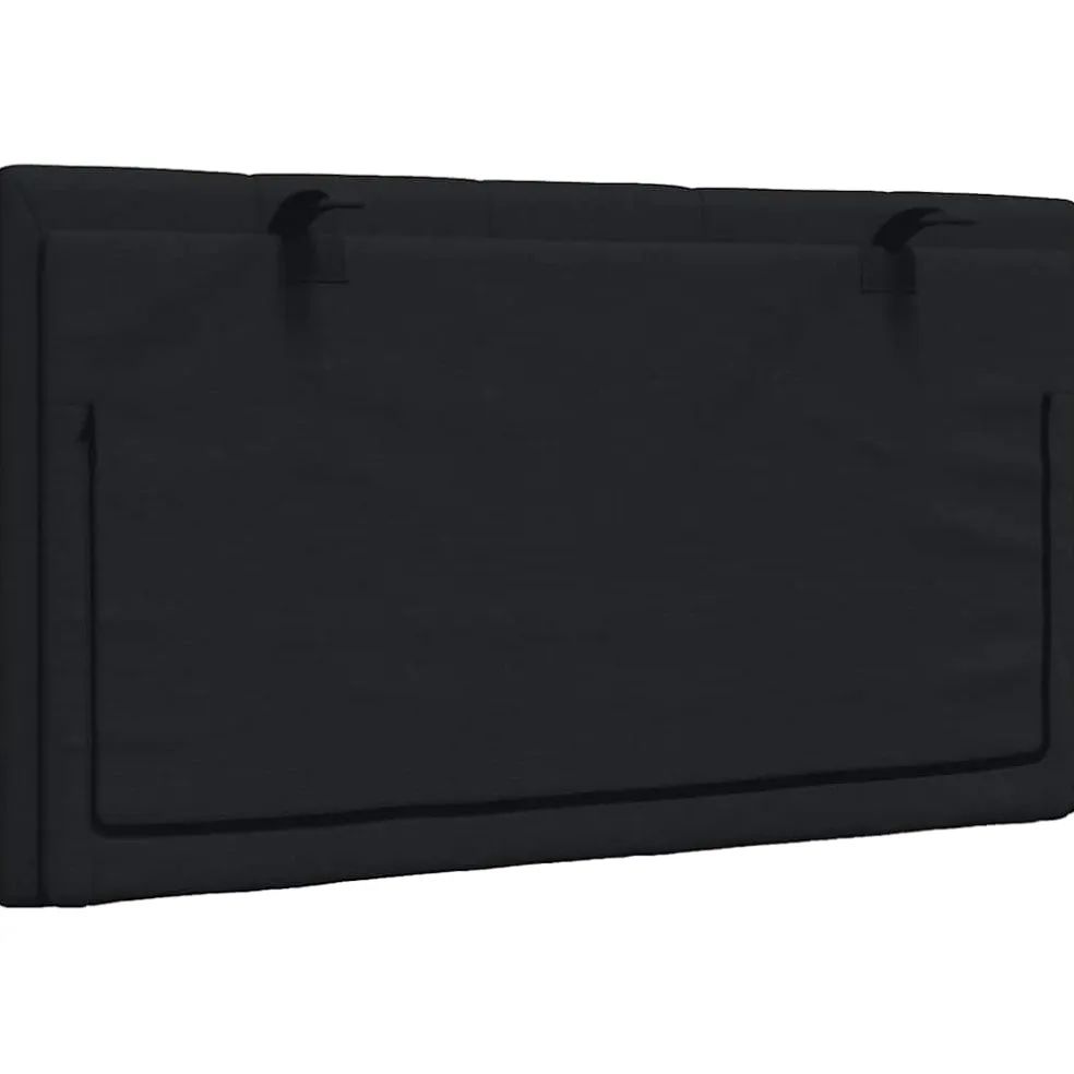 vidaXL Hoofdbordkussen "Hanko" 80 cm stof zwart