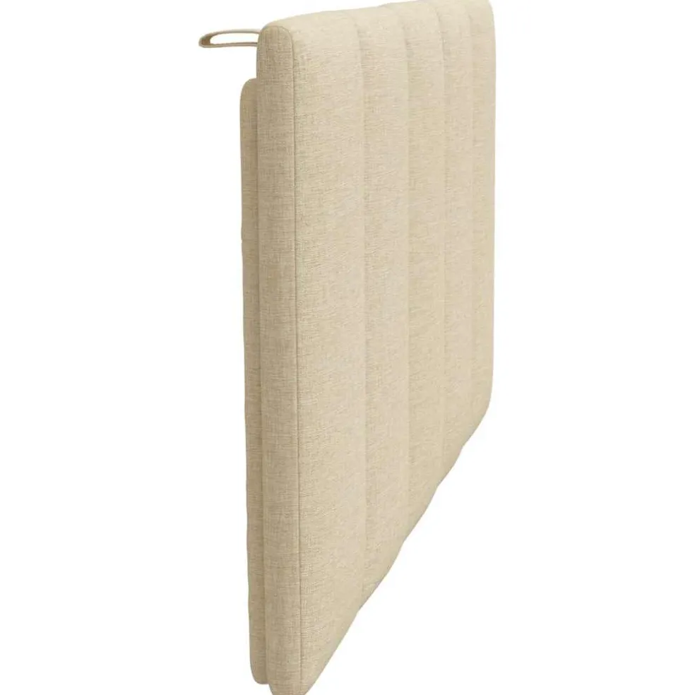 vidaXL Hoofdbordkussen "Hanko" 80 cm stof crèmekleurig