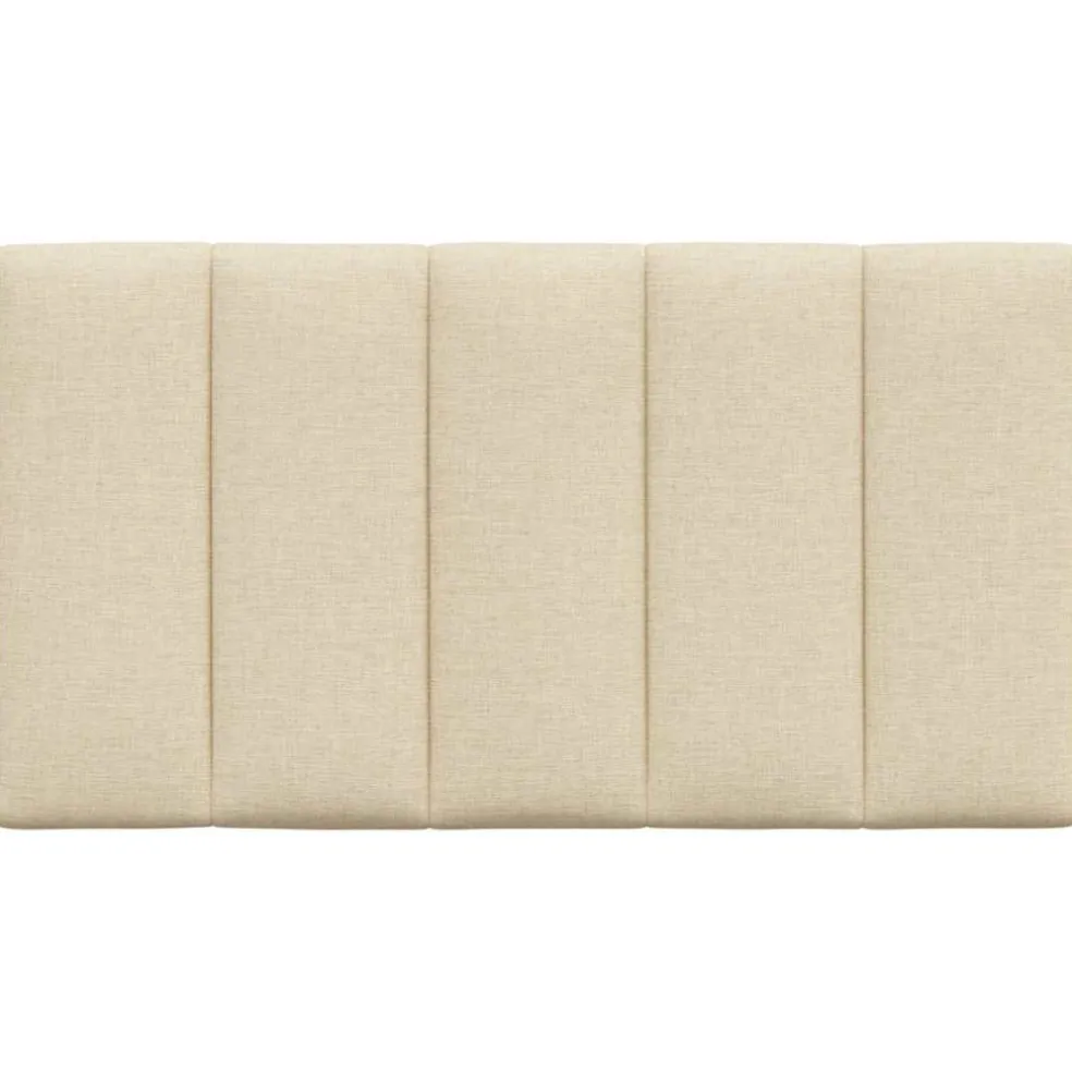 vidaXL Hoofdbordkussen "Hanko" 80 cm stof crèmekleurig