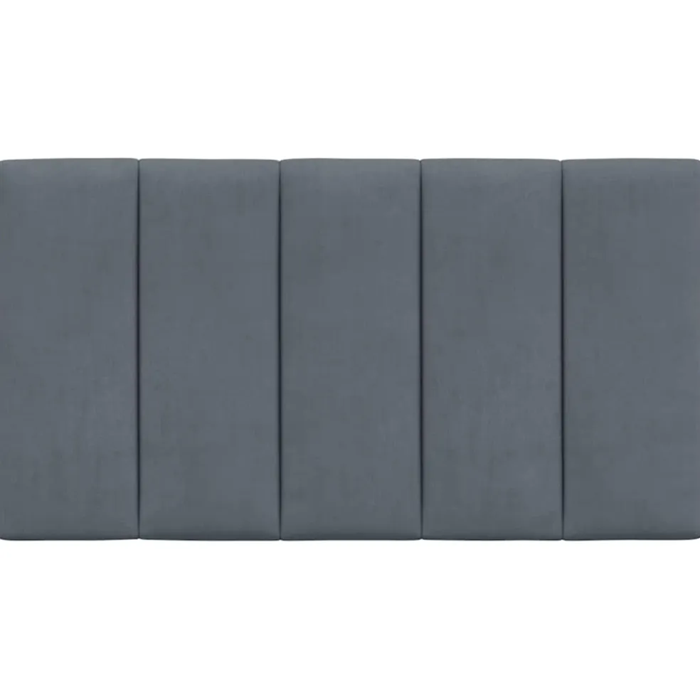 vidaXL Hoofdbordkussen "Hanko" 80 cm fluweel donkergrijs