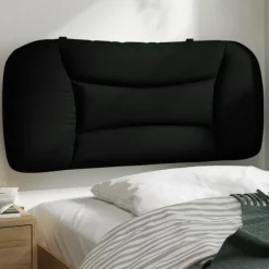 vidaXL Hoofdbordkussen "Hvar" 80 cm stof zwart