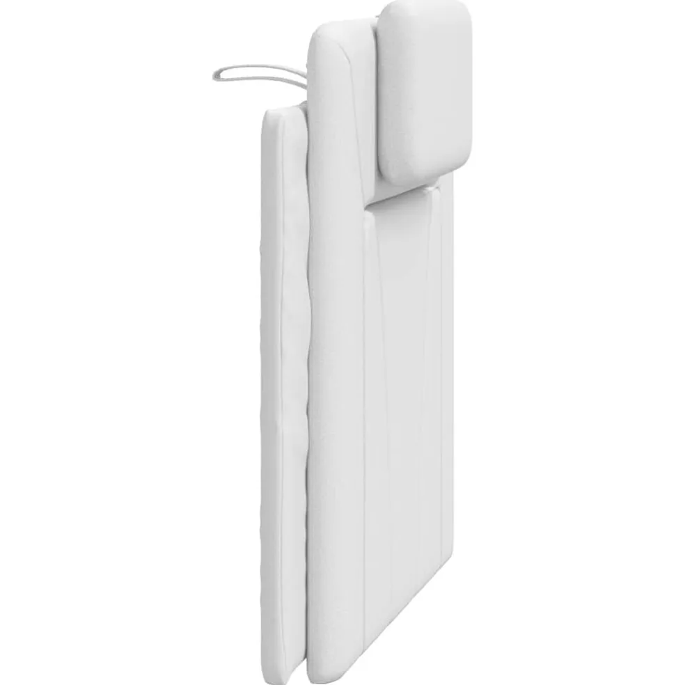 vidaXL Hoofdbordkussen "Viana" 80 cm kunstleer wit