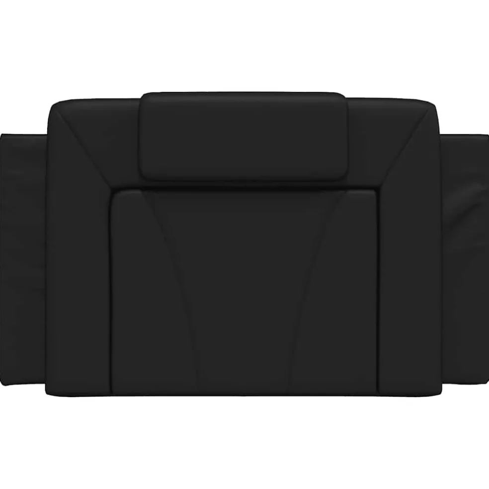 vidaXL Hoofdbordkussen "Viana" 80 cm kunstleer zwart