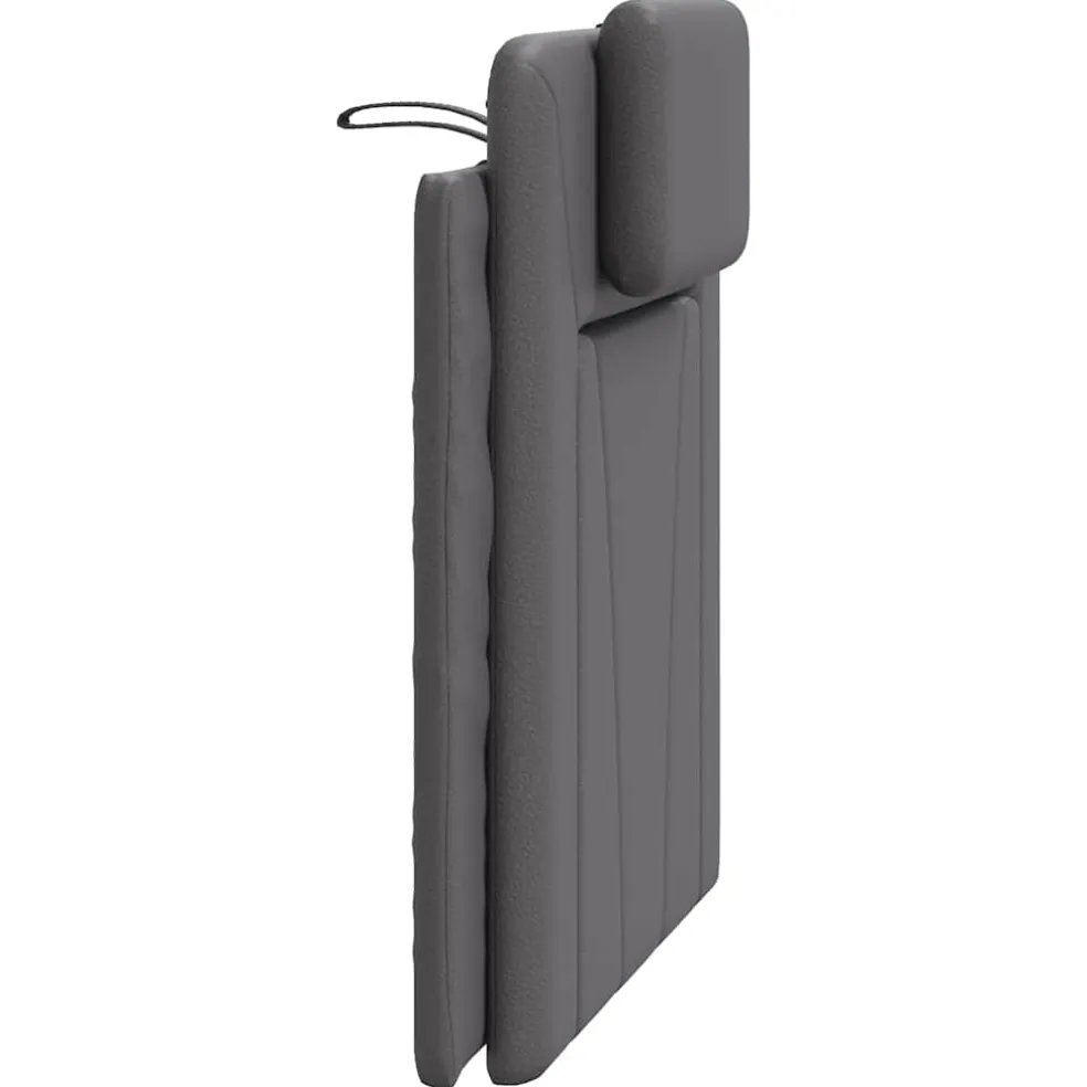 vidaXL Hoofdbordkussen "Viana" 80 cm kunstleer grijs