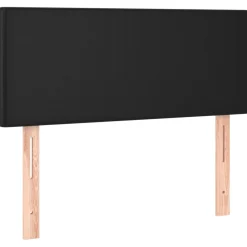 vidaXL Hoofdbord LED 80x5x78/88 cm kunstleer zwart