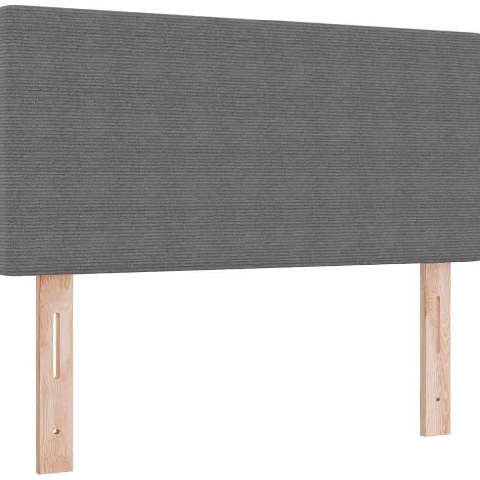 vidaXL Hoofdbord Lichtgrijs 80 cm Katoen Stof