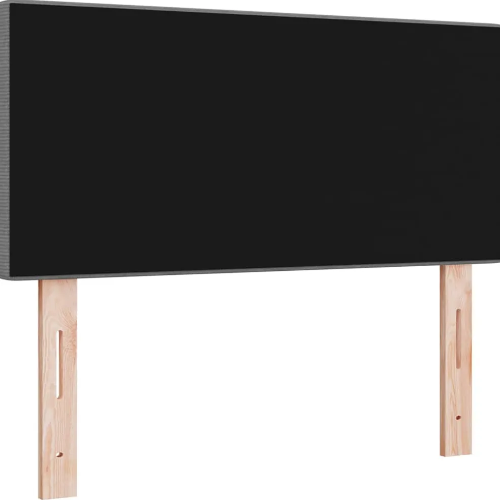 vidaXL Hoofdbord Lichtgrijs 80 cm Katoen Stof