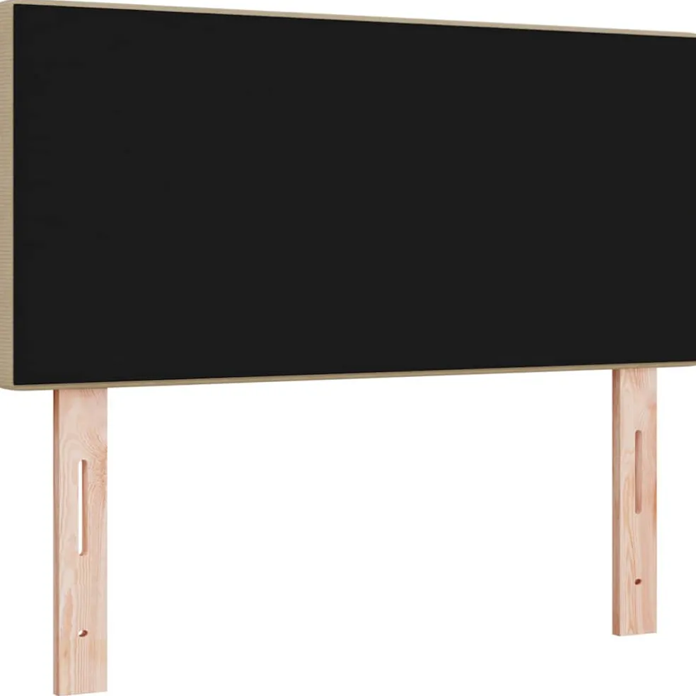 vidaXL Hoofdbord Lichtgroen Grijs 80 cm Katoen Stof