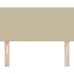 vidaXL Hoofdbord Lichtgroen Grijs 80 cm Katoen Stof
