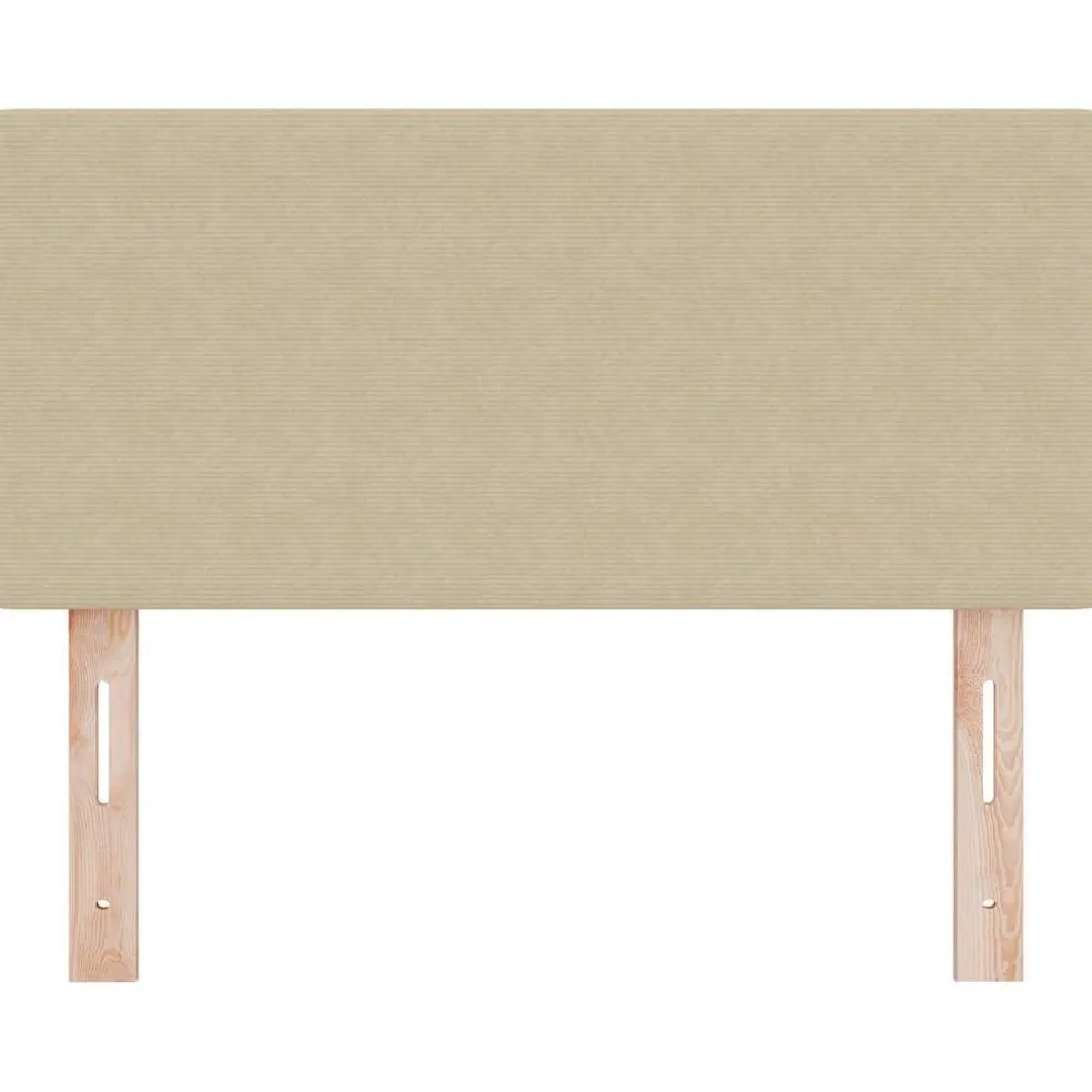 vidaXL Hoofdbord Lichtgroen Grijs 80 cm Katoen Stof