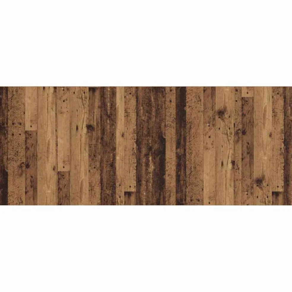 vidaXL Hoofdbord Met Kast 3 st Oud Hout Bewerkt hout