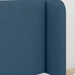 vidaXL Hoofdbord oor Blauw 40,5 x 40,5 x 4 cm Stof
