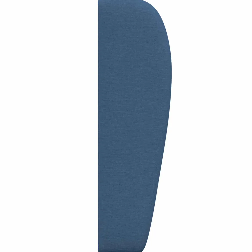 vidaXL Hoofdbord oor Blauw 80 x 23 x 6 cm Stof