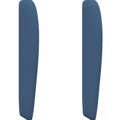 vidaXL Hoofdbord oor Blauw 80 x 23 x 6 cm Stof